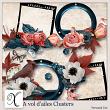 A Vol d'Ailes Digital Scrapbook Clusters Preview by Xuxper Designs