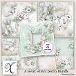 A Sweet Winter Poetry Digital Scrapbook Bundle Preview by Xuxper Designs