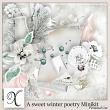 A Sweet Winter Poetry Digital Scrapbook Mini Kit Preview by Xuxper Designs