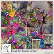 Colorful Easter Digital Scrapbook Album Preview by Xuxper Designs