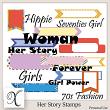 Her Story Digital Scrapbook Tags Preview by Xuxper Designs