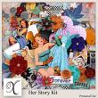 Her Story Digital Scrapbook Kit Preview by Xuxper Designs