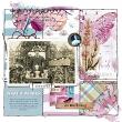 Digital Scrapbook layout using "I Still Get Butterflies" collection by Lynn Grieveson