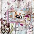 Digital Scrapbook layout by chigirl using "I Still Get Butterflies" collection by Lynn Grieveson