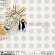 Digital Scrapbook layout using "Dreams Are Free" collection by Lynn Grieveson