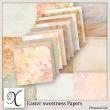 Easter Sweetness Digital Scrapbook Papers Preview by Xuxper Designs