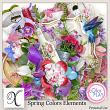 Spring Colors Digital Scrapbook Elements Preview by Xuxper Designs