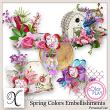 Spring Colors Digital Scrapbook Embellishments Preview by Xuxper Designs