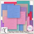 Spring Colors Digital Scrapbook Cardstock Preview by Xuxper Designs
