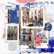 Digital Scrapbook layout by Marijke using "Mapped" collection by Lynn Grieveson