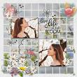 Memory Photo Collage April by Karen Schulz Designs Digital Art Layout 01 by Norma