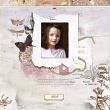 Digital Scrapbook layout using "Because" templates and "Kindness Changes Everything" by Lynn Grieveson