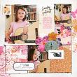 Digital Scrapbook layout using "Daydreaming Again" collection by Lynn Grieveson