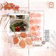 Digital Scrapbook layout by cfile using "Mellow" collection by Lynn Grieveson