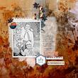 Digital Scrapbook layout by Zinzilah using "Mellow" collection by Lynn Grieveson