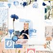 Digital Scrapbook layout using "Botanical Mix No2" collection by Lynn Grieveson