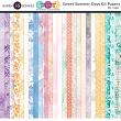Sweet Summer Days Digital Scrapbook Kit Paper Preview by Karen Schulz Designs