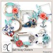 Sail Away Digital Scrapbook Clusters Preview by Xuxper Designs