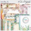 Digital Scrapbook 19 background papers | Let's Play by Vicki Stegall | Oscraps