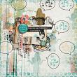 Artful Epressions 05 Digital Scrapbook by Vicki Robinson sample layout 1 by Dalis