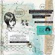 Artful Epressions 05 Digital Scrapbook by Vicki Robinson sample layout 1 by Taxedforever