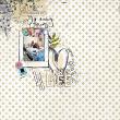 Digital Scrapbook layout using "I Wear Many Hats" collection by Lynn Grieveson