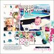 Digital Scrapbook layout using "I Wear Many Hats" collection by Lynn Grieveson