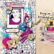 Digital Scrapbook layout by alinalove using "I Wear Many Hats" collection by Lynn Grieveson