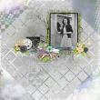 Memory Photo Collage Grunge Frames by Karen Schulz Designs Digital Art Layout 09