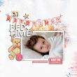 Digital Scrapbook layout using "Bath and Bed" Elements by Lynn Grieveson