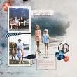 Digital Scrapbook Layout using Wide World templates by Lynn Grieveson