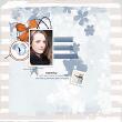 Digital Scrapbook layout using "Wind in My Sails" kit by Lynn Grieveson