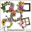 Wishing Well Digital Scrapbook Clusters Preview by Xuxper Designs