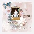 Digital Scrapbook layout by Lynn Grieveson using "Here We Go" templates and "New Connections" collection