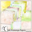 Joli Printemps Digital Scrapbook Papers Preview by Xuxper Designs