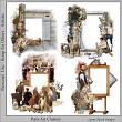 Paris Arts by Lynne Anzelc Digital Scrapbook Preview Clusters