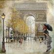 Digital art page using Paris In Spring by Lynne Anzelc. Layout by Anita 07