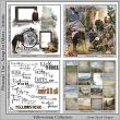 Yellowstone Collection Digital Scrapbook Kit Preview