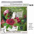 52 Inspirations 2022 no 26 Feather Flight digital scrapbook kit by Xuxper Designs