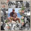Memory Photo Collage Templates 2nd Edition by Karen Schulz Designs Digital Art Layout 03