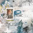 Digital Scrapbook layout using "Crowned" collection by Lynn Grieveson