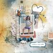 Digital Scrapbook layout by Sharonb using "Crowned" collection by Lynn Grieveson