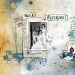 Digital Scrapbook layout by marijke using "Crowned" collection by Lynn Grieveson