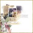 Digital scrapbooking layout using "Solitude" templates by Lynn Grieveson
