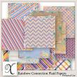 Rainbow Connection Digital Scrapbook Plaid Papers Preview by Xuxper Designs