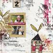 Digital Scrapbook layout using "All That We Were" collection by Lynn Grieveson