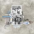 Digital Scrapbook layout by Marijke using "Whale of a Time" collection by Lynn Grieveson