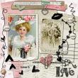 Heartfelt by Vicki Robinson. Digital scrapbook layout by cherlyndesigns