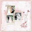 Heartfelt by Vicki Robinson. Digital scrapbook layout by Jana