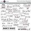 Procrastination Digital Scrapbook Word Art Preview by Karen Schulz Designs